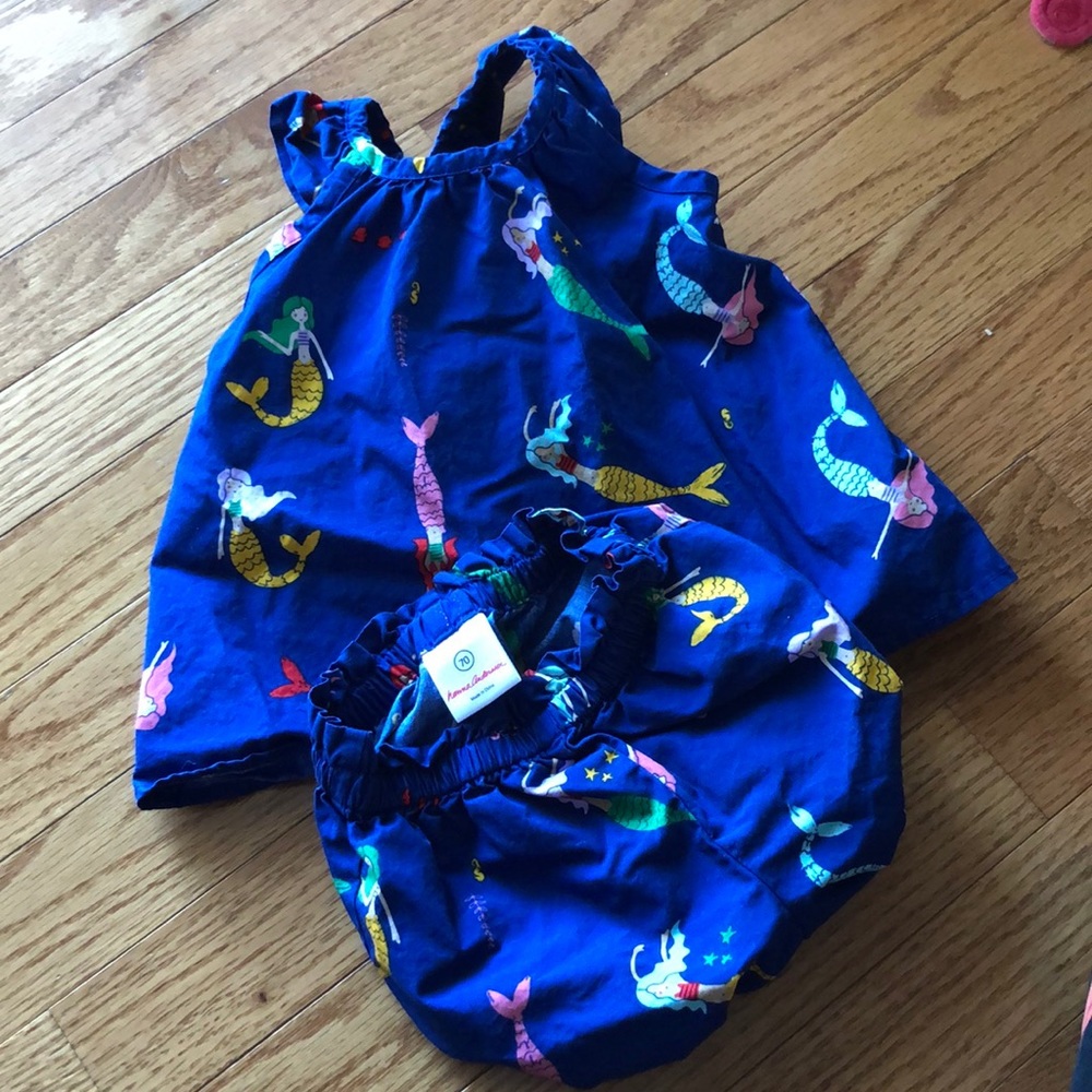 Hanna Andersson Mermaid Set - 6-12 months